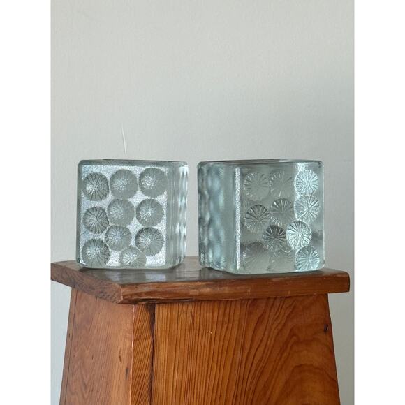 Vintage Blenko Mid Century Art Glass Bookends - Picture 2 of 5